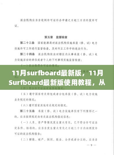 11月Surfboard最新版使用教程，从入门到精通的详细步骤指南