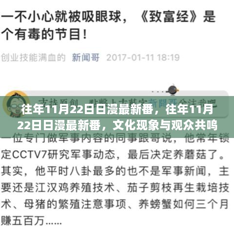 往年11月22日日漫新番，文化现象与观众共鸣的深度解析