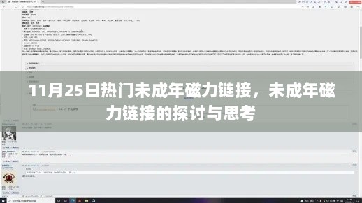 11月25日，未成年磁力链接的探讨与深度思考