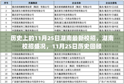 11月25日湖南历史性校招盛况回顾