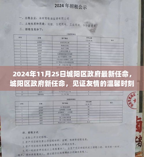 2024年城阳区政府新任命，友情见证的温馨时刻