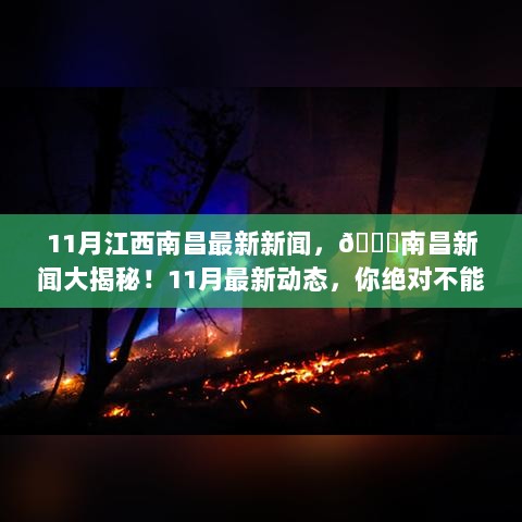 南昌新闻大揭秘，11月最新动态，不容错过的江西南昌新闻！