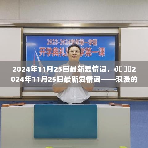 2024年11月25日浪漫旋律，爱情的诗篇与最新爱情词汇