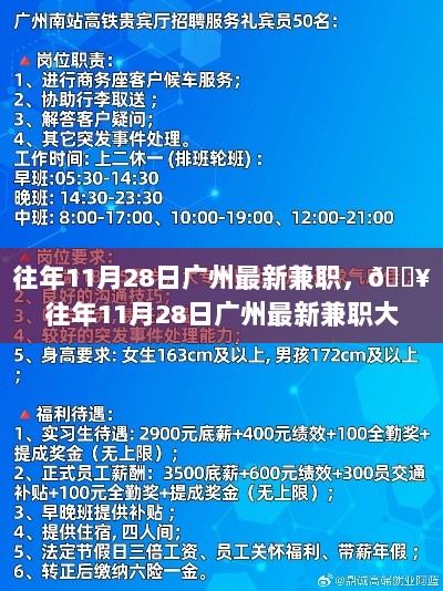 往年11月28日广州最新兼职大放送！🔥独家揭秘！🔥