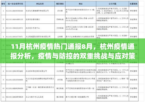 杭州疫情热门通报，双重挑战与应对策略分析