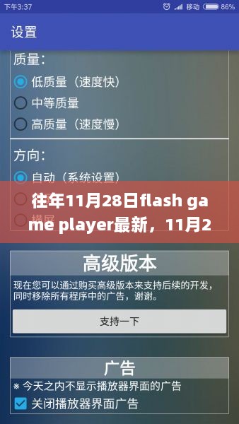 11月28日，与Flash Game Player共舞，收获自信与成就的闪耀时刻