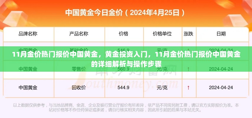 11月中国黄金金价解析与操作指南，入门投资者的详细解析与步骤