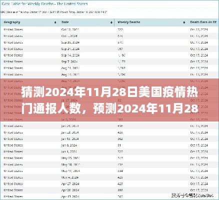 2024年11月28日美国疫情热门通报人数预测及全面解析与步骤指南