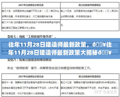 往年11月28日建造师最新政策大解析