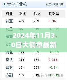 2024年11月30日大铜章市场行情及最新价目表全解析