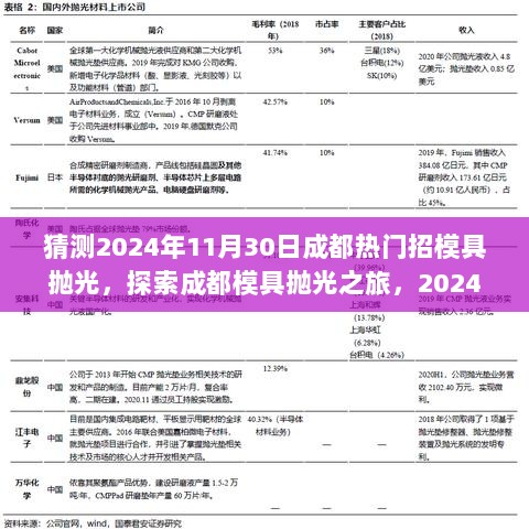 2024年11月30日成都模具抛光之旅，探索宁静美景的工艺之旅