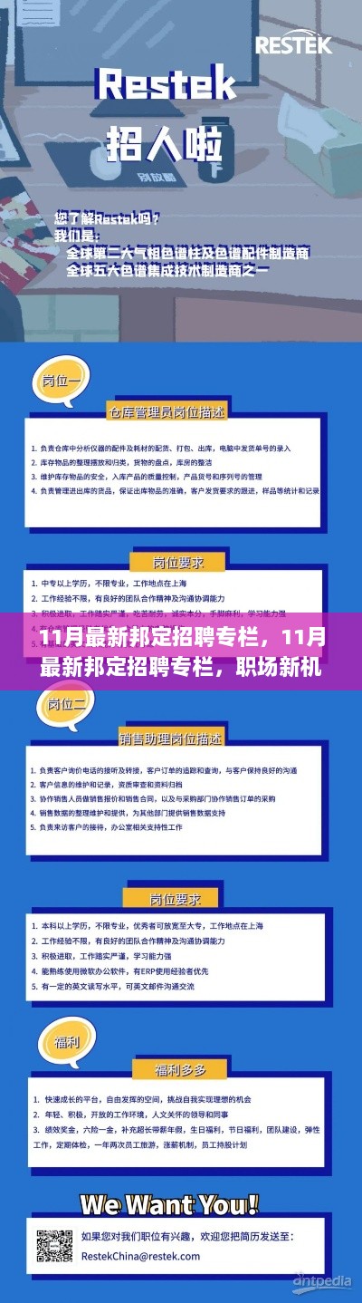 11月最新邦定招聘专栏，职场新机遇，人才新篇章