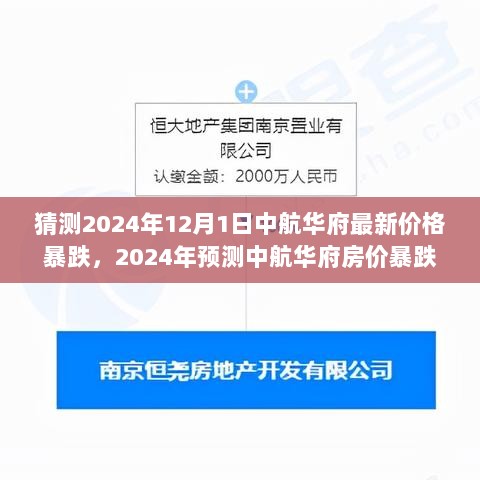 2024年中航华府房价预测暴跌，应对策略与操作指南