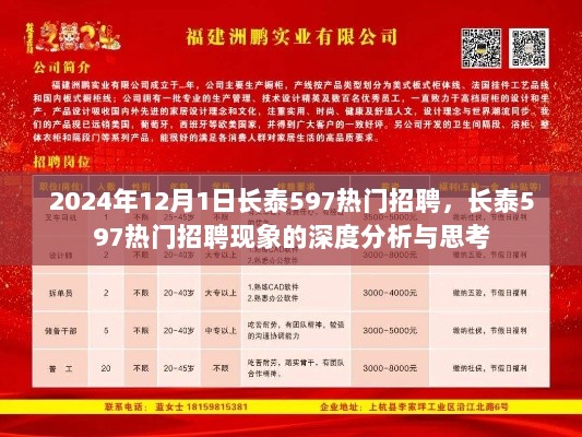 2024年长泰597热门招聘现象的深度分析与思考