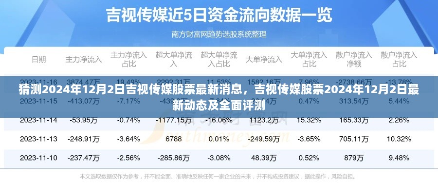 2024年12月2日吉视传媒股票最新动态及全面评测