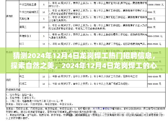 2024年12月4日龙岗焊工热门招聘信息与心灵之旅探索自然之美