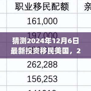 2024年投资移民美国全攻略，从准备到成功申请的详细步骤解析