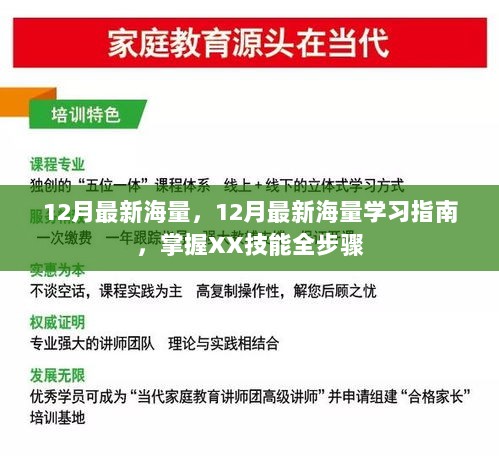 12月最新海量学习指南，XX技能全掌握的步骤详解