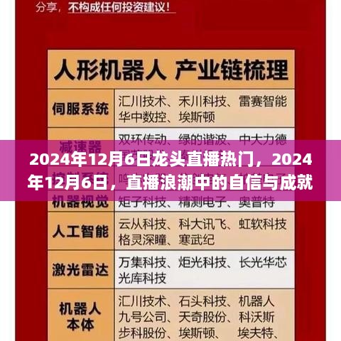 2024年12月6日直播浪潮中的自信与成就，拥抱变化，笑对未来