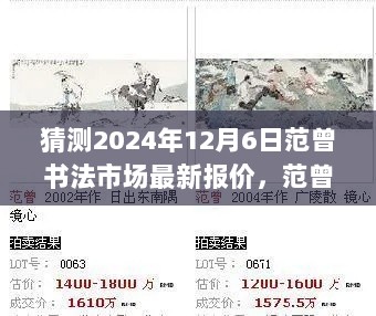 范曾书法艺术市场前景展望，2024年12月6日书法作品价格预测及市场动态分析