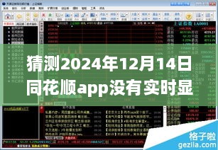 关于猜测2024年12月14日同花顺app未实时显示K线现象的深度分析与评测报告