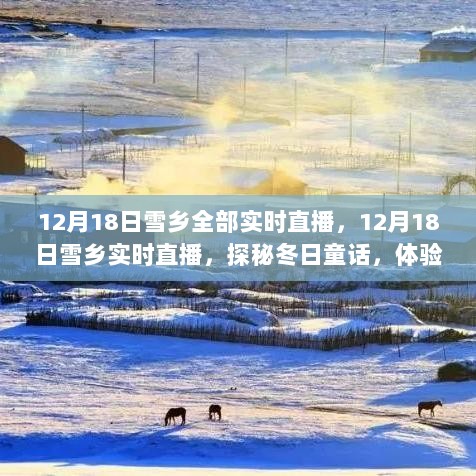 探秘雪乡冬日童话，实时直播雪域风情体验日