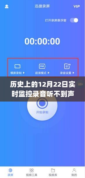 小红书分享，历史上的无声时刻——揭秘12月22日实时监控录音的神秘无声之谜