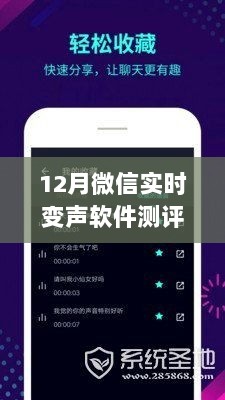 独家测评揭秘，十二月微信实时变声软件让你的语音瞬间多彩！
