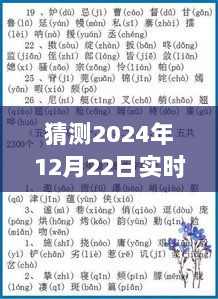 掌握未来，揭秘实时拼音的魅力与自信之源，预测2024年12月22日实时拼音发音