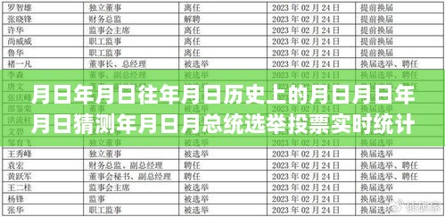 月日月年总统选举投票深度解析，历史统计、未来预测与实时追踪