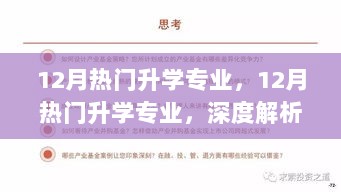 深度解析，12月热门升学专业与个人立场