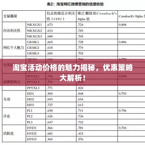 淘宝活动价格的魅力揭秘，优惠策略大解析！