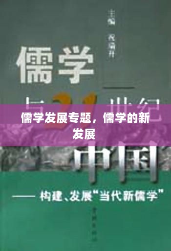 儒学发展专题，儒学的新发展 