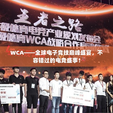 WCA——全球电子竞技巅峰盛宴，不容错过的电竞盛事！