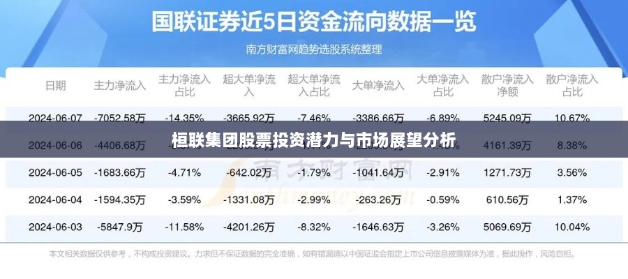 桓联集团股票投资潜力与市场展望分析