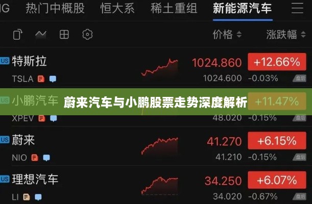 蔚来汽车与小鹏股票走势深度解析