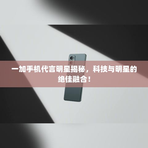 一加手机代言明星揭秘，科技与明星的绝佳融合！