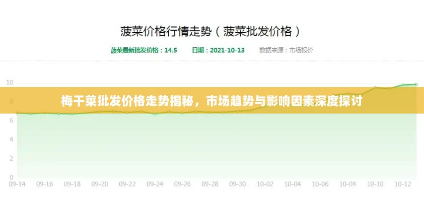 梅干菜批发价格走势揭秘，市场趋势与影响因素深度探讨
