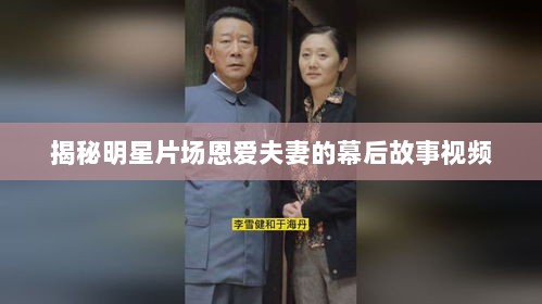 揭秘明星片场恩爱夫妻的幕后故事视频