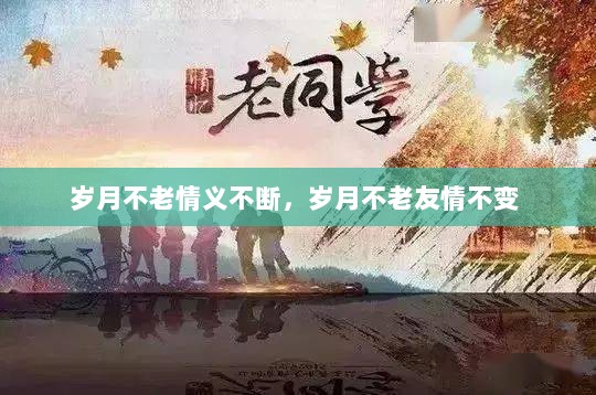 岁月不老情义不断，岁月不老友情不变 